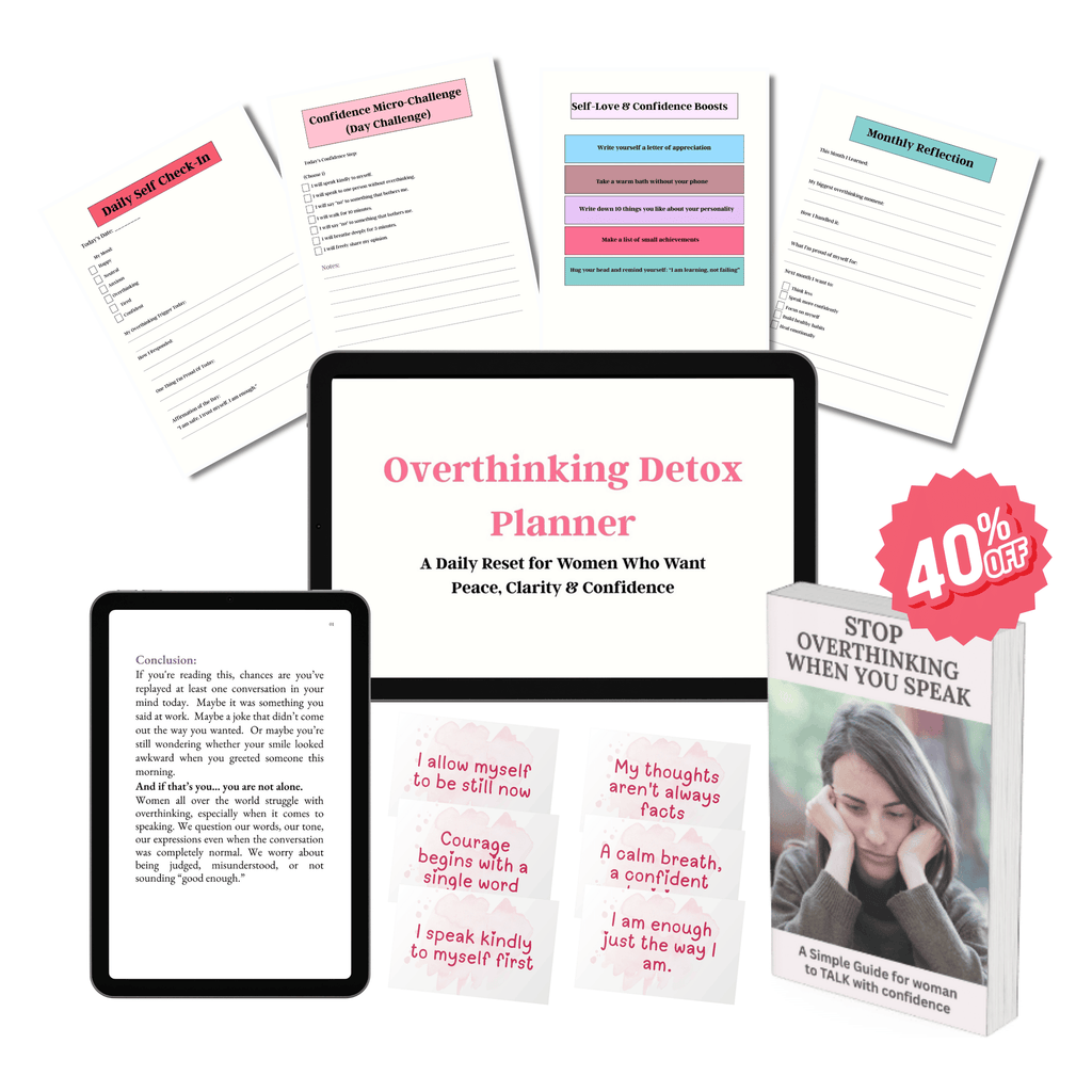 The Overthinking Detox Bundle Clear Your Thoughts, Heal Your Heart.